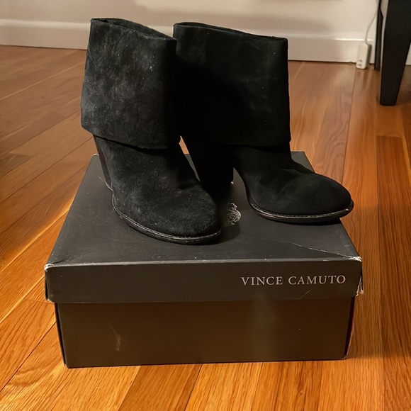 Vince Camuto Black Suede Boot - Picture 5 of 6